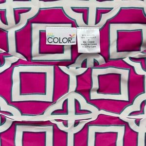 ALL FOR COLOR Geometric Print Tank Dress - sz. Small